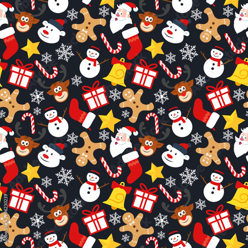 Christmas Seamless Vector Pattern 3