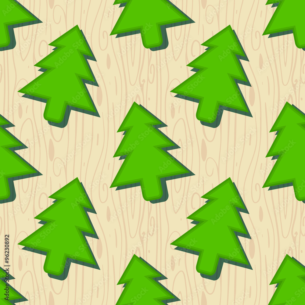 Fototapeta premium Christmas Seamless Vector Pattern 22