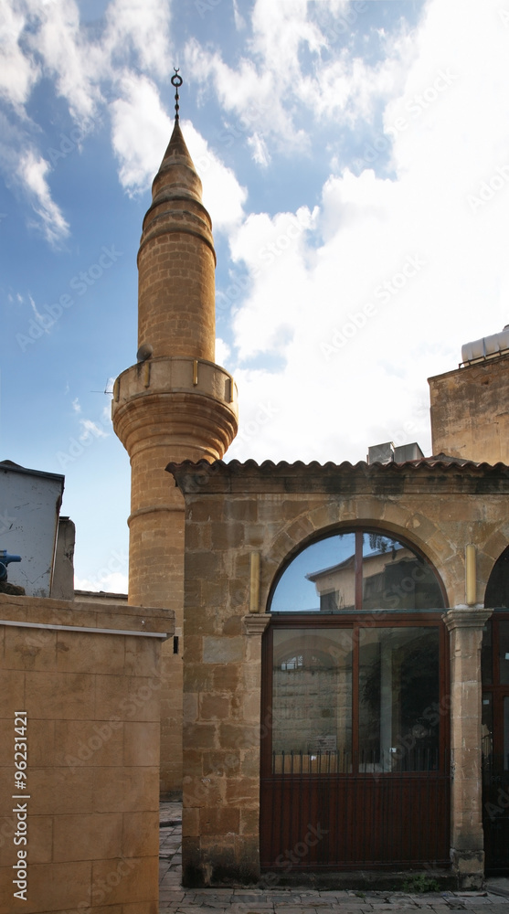 Iplik Pazari mosque in Nicosia. Cyprus