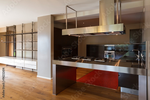 Modern kitchen of apartment