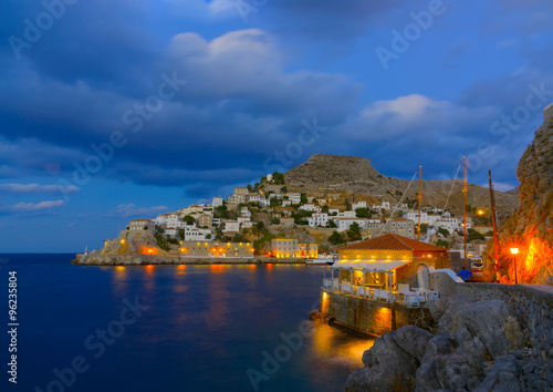 At Hydra island in Greece