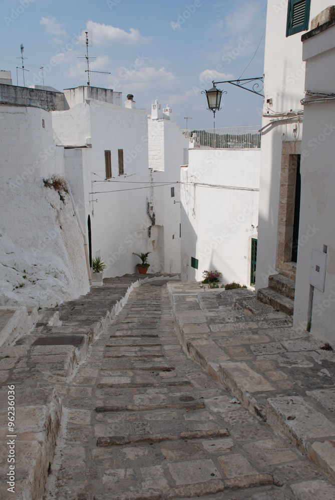 Obraz premium Ostuni Street