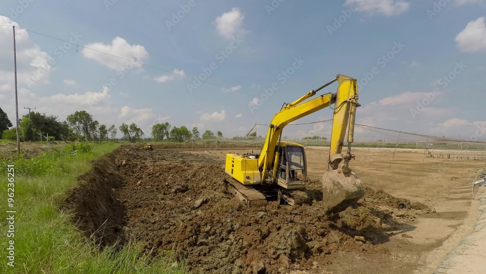 Excavator work,timelapse 4k Excavator work,timelapse 4k