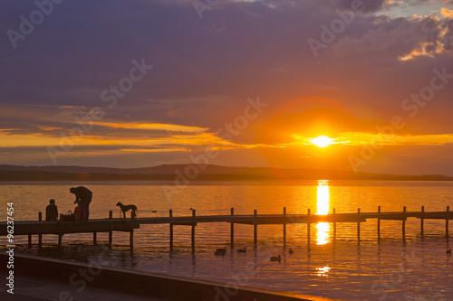 Sonnenutergang am Steinhuder Meer photo