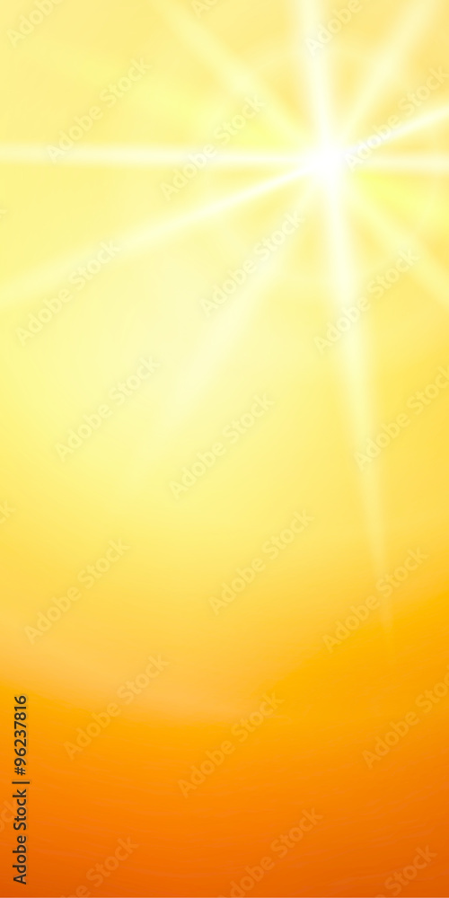 sun rays star yellow background vertical banner Stock Vector | Adobe Stock