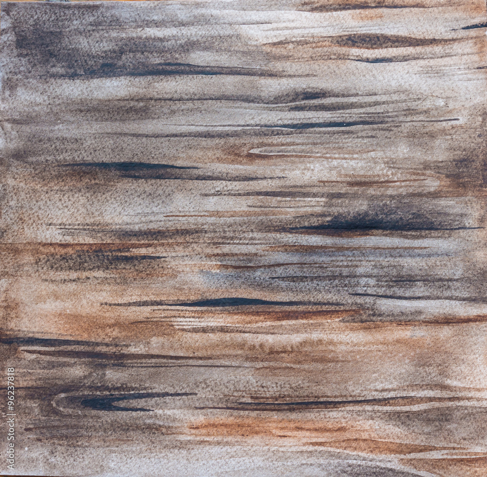 Watercolor wooden background texture Watercolor wooden background texture