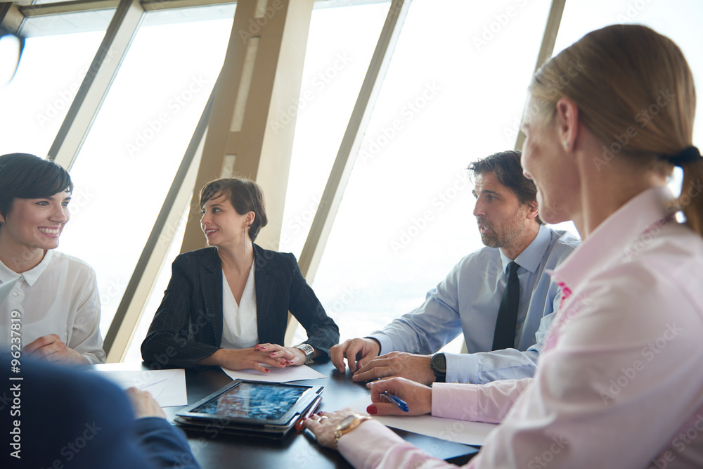 business woman on meeting business woman on meeting