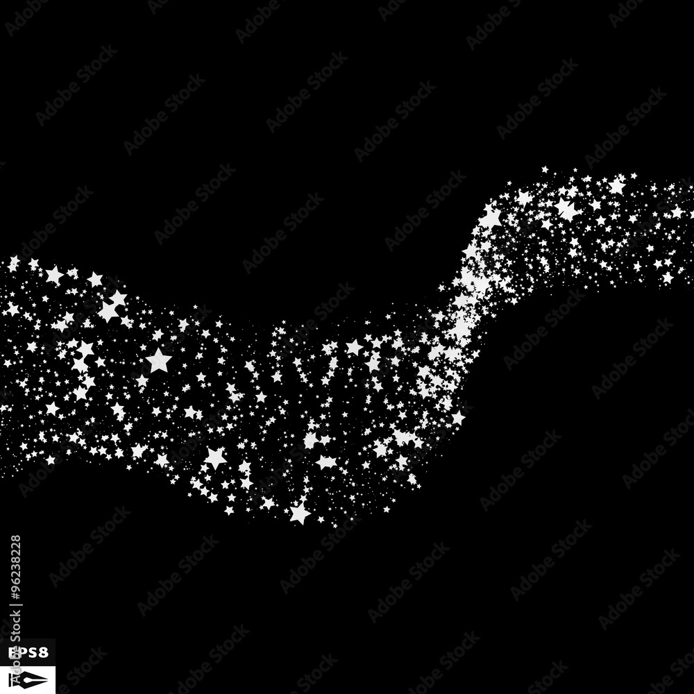 Star way. Black and White Pattern. Design Template. Star way. Black and White Pattern. Design Template.