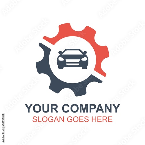 Automotive Car Racing Icon Vector Logo