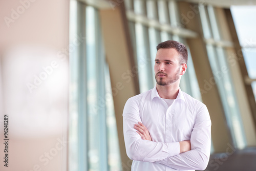 business man with beard at modern office