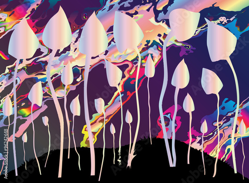 Magic Mushrooms Jazz Background