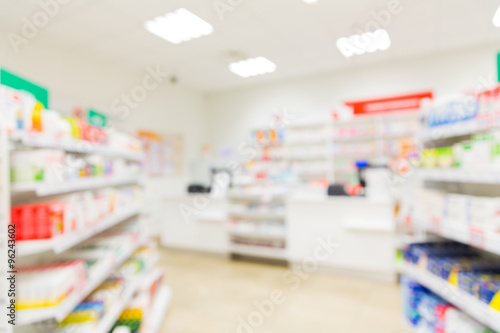 pharmacy or drugstore room background photo