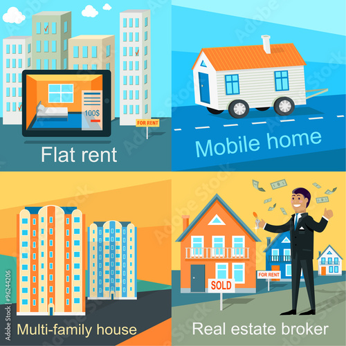 Mobile Home, Flat Rent, Multi-family House