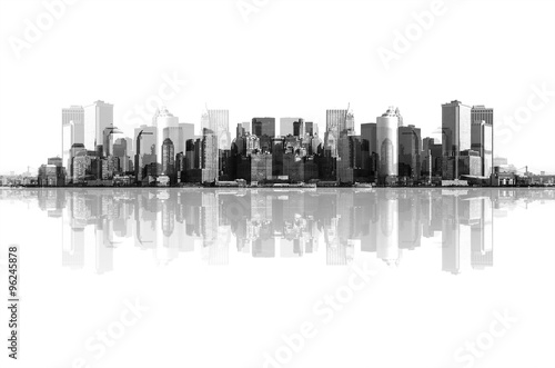 panorama of manhattan  new york