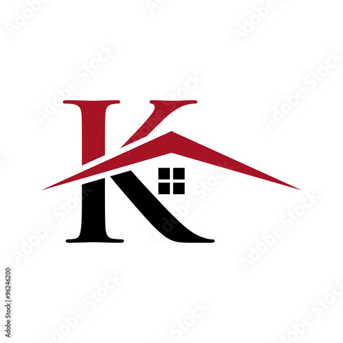 letter house real estate logo