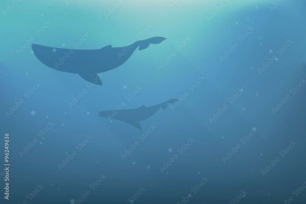 Fototapeta premium Underwater Scene