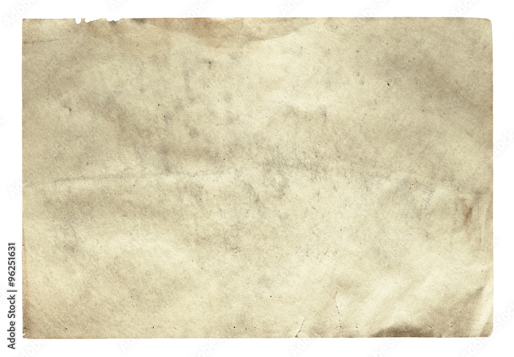 old paper isolated on white background old paper isolated on white background