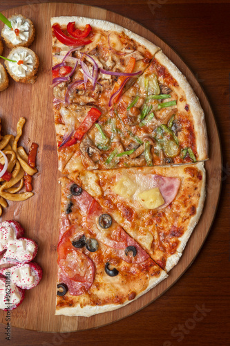 pizza and sushi f
