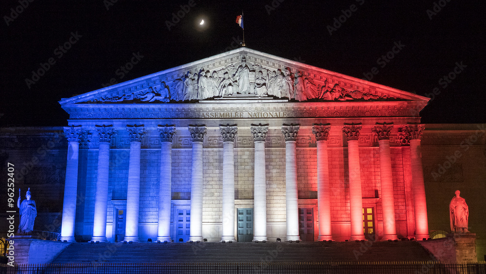 Obraz premium Assemblée nationale, Paris, France