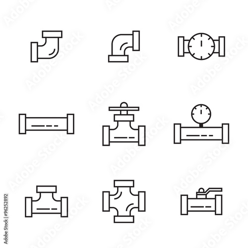 Pipes and fittings.