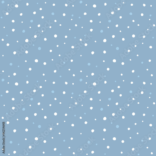 Snow seamless pattern