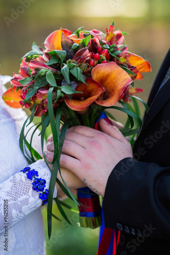 autumn, bridal bouquet
