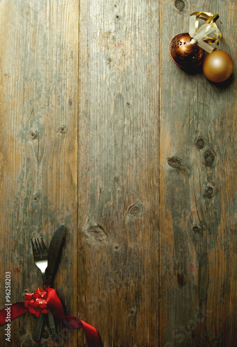 Christmas menu background card