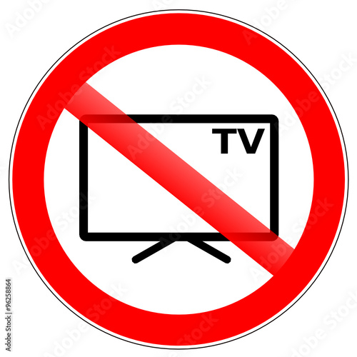 zakaz oglądania telewizji