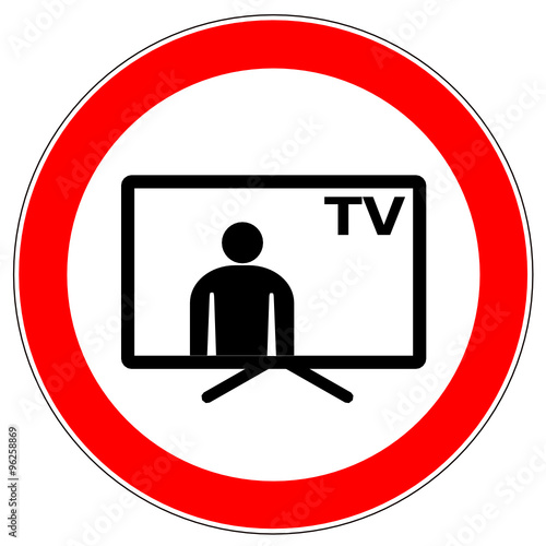 zakaz oglądania telewizji