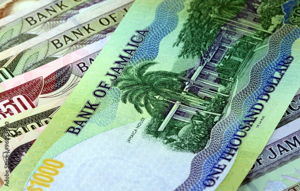 Jamaican one thousand dollar bill