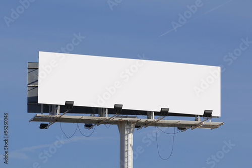 Blank billboard