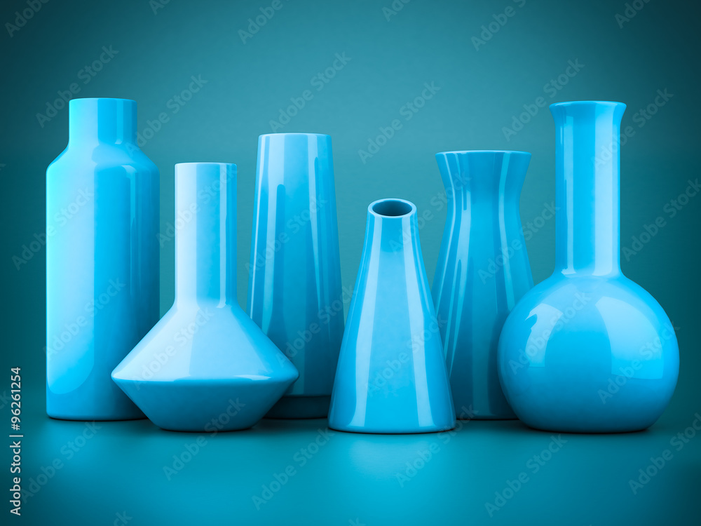 set of porcelain vases set of porcelain vases