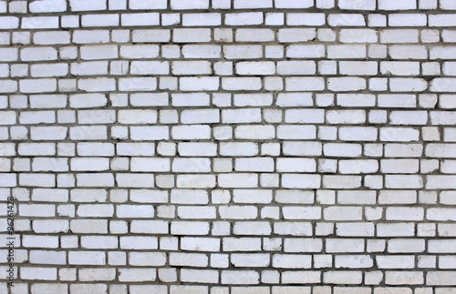 Old Brick wall white color