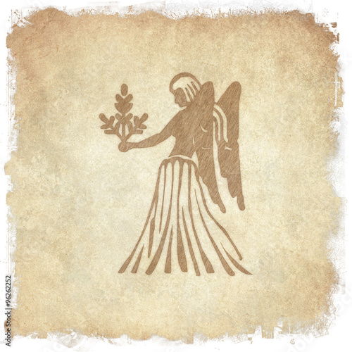 Billede på lærred Horoscope zodiac sign Virgo