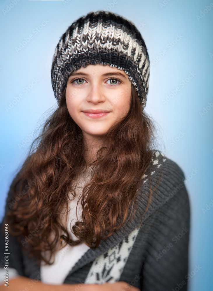 Teen girl portrait