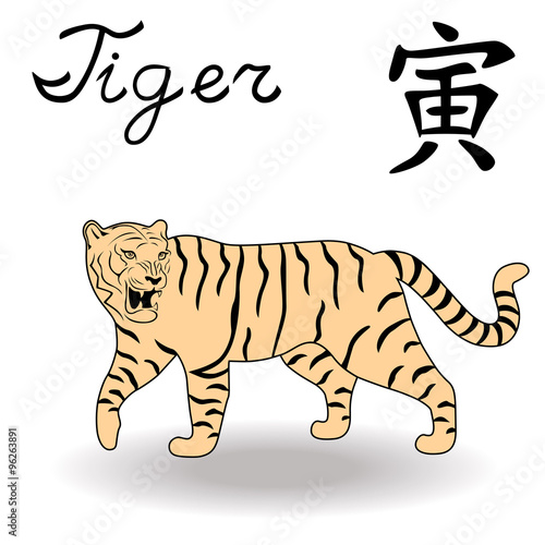 Eastern Zodiac Sign Tiger © natareal