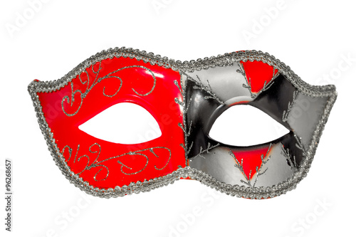 Venetian Carnival Mask   patterned asymmetrical frontal picture
