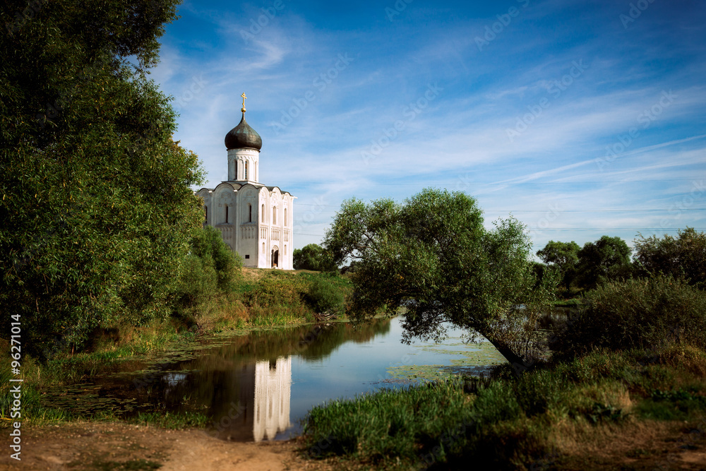 Church of the Intercession on the Nerl near the village Bogolyubovo, Russia