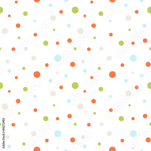 Seamless retro dots pattern