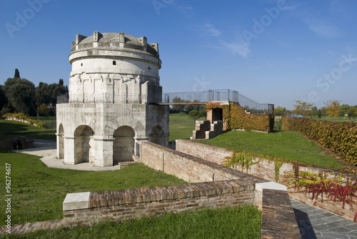 Mausoleum of Theodoric. Ravenna, Italy photo