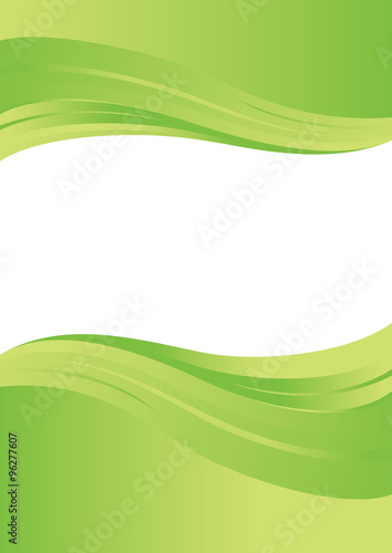 ウェービー地紋　グリーン