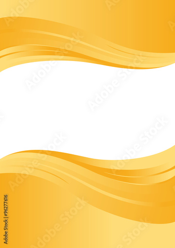 ウェービー地紋　オレンジ