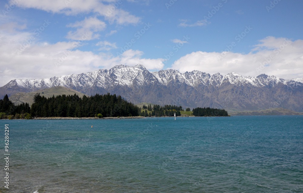Wakatipu lake,The Remarkables,Queentown,New Zealand
