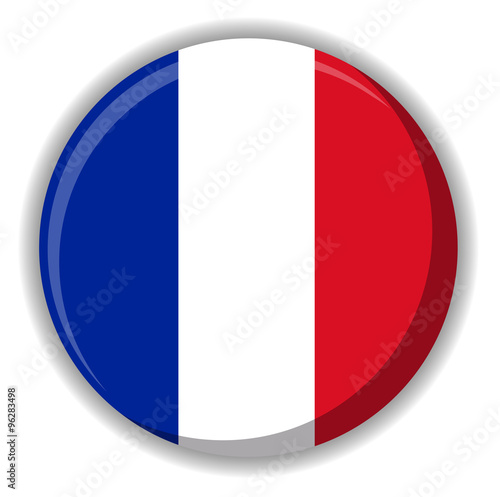 France or French flag button vector image Free Download France or French flag button vector image - GFXLoad