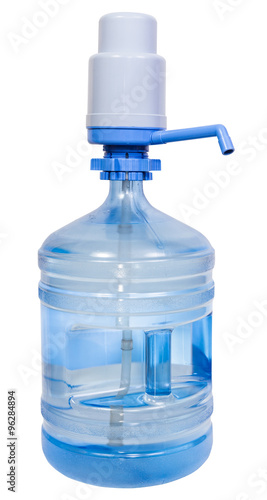 Pump Dispenser on 5 Gallon Drinking Water bottle