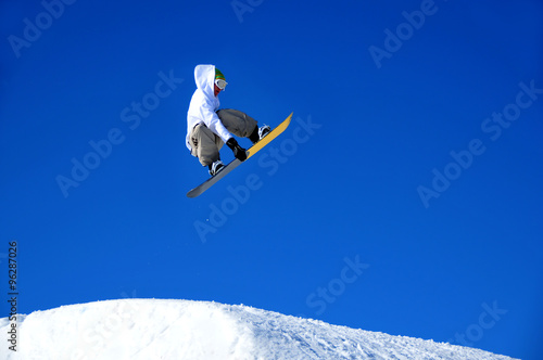 snowboarder jumping © camerawithlegs