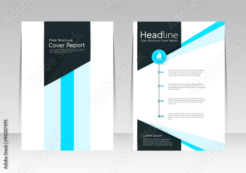 Vector design for Cover Report Brochure Flyer Poster in A4 size