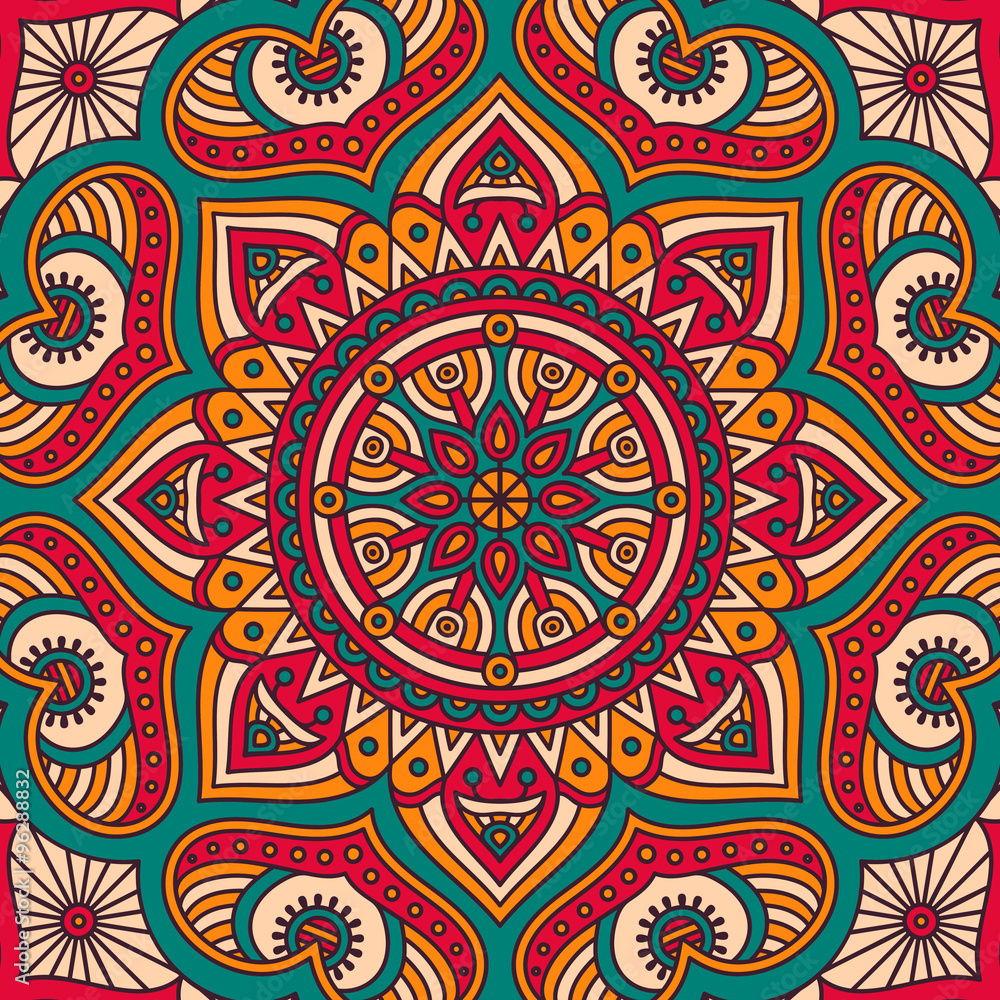Mandala in ethnic style