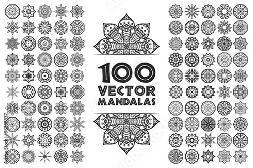 Mandala in ethnic style