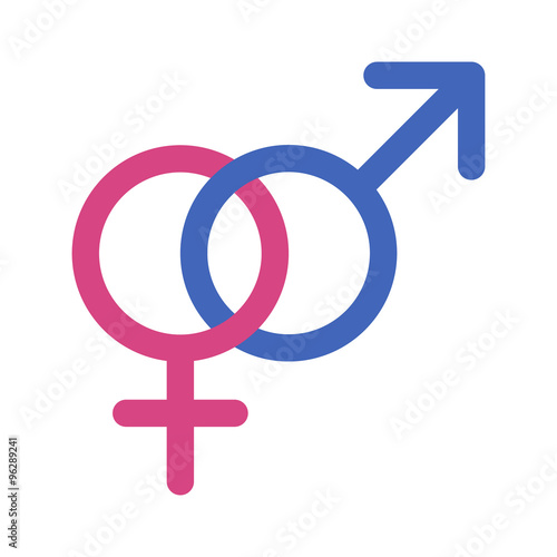 Male female straight couple relationship icon for apps
